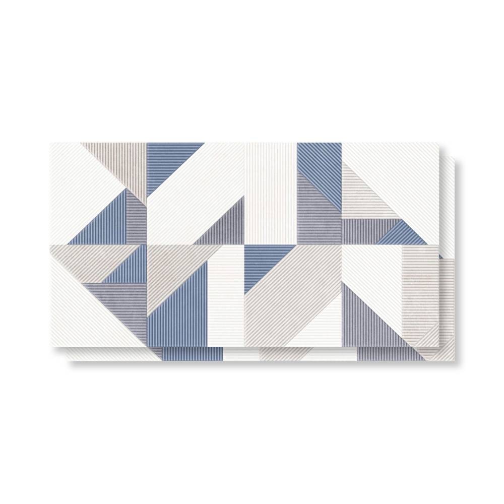 Revestimento Cerâmico Acetinado 39x75cm Caixa 2,06m² Incopisos Alameda Decor Retificado - 339000