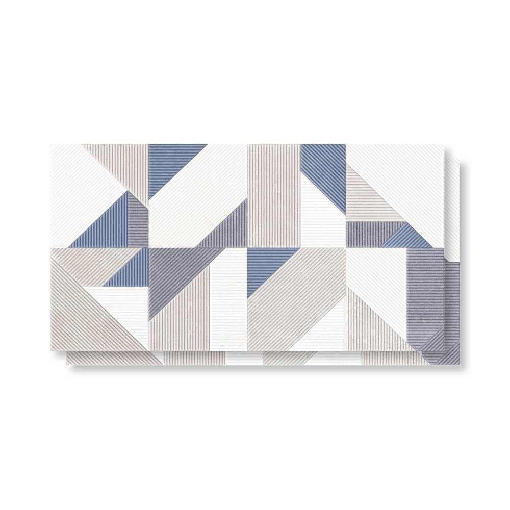 Revestimento Cerâmico Acetinado 39x75cm Caixa 2,06m² Incopisos Alameda Decor Retificado - 339000