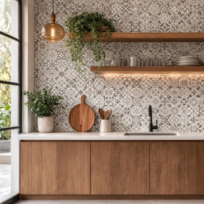 Revestimento Cerâmico Acetinado 45x90cm Caixa 1,62m² Lume Artesanal Retificado