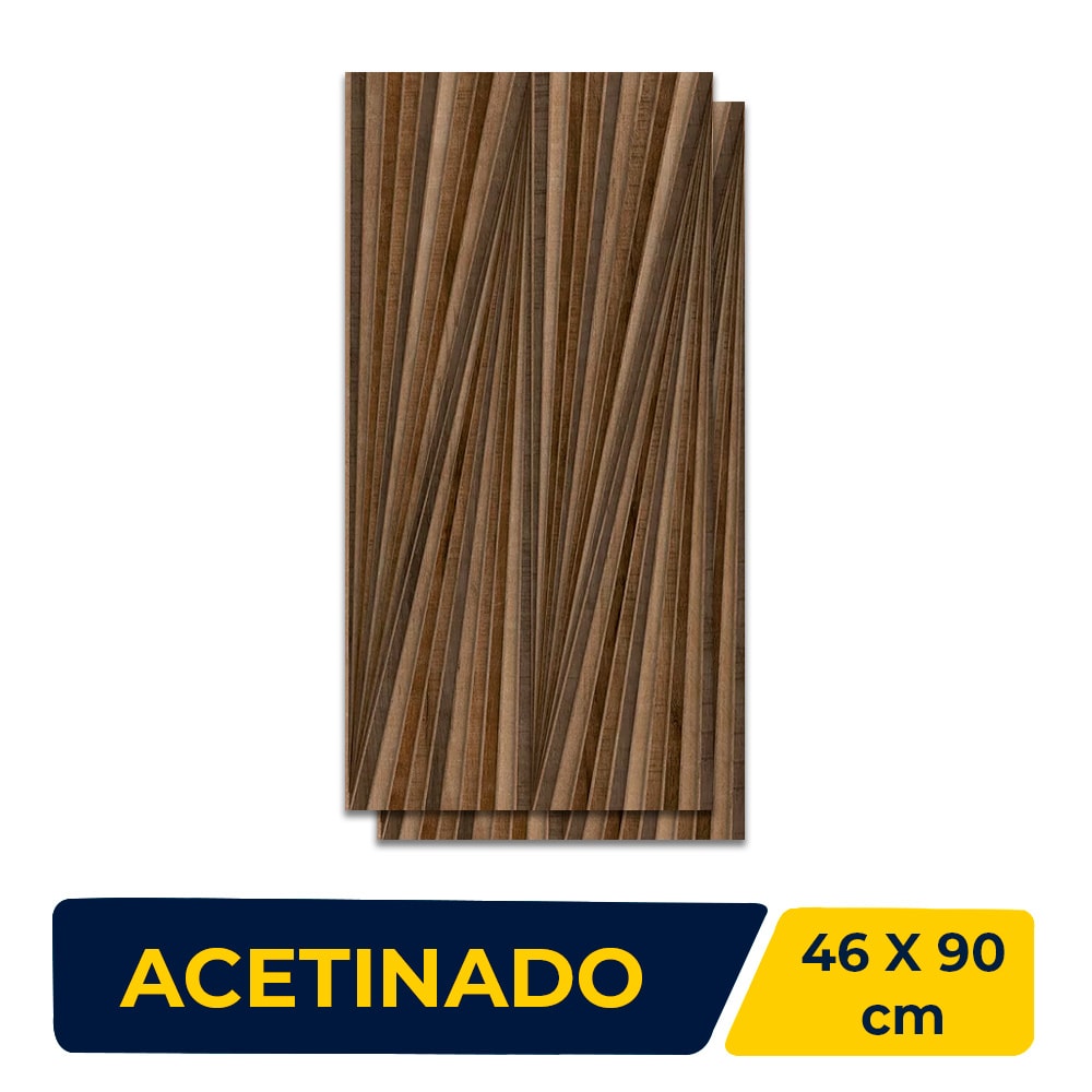 Revestimento Cerâmico Acetinado 46x90cm Caixa 1,62m² Lume Valência Plus Retificado