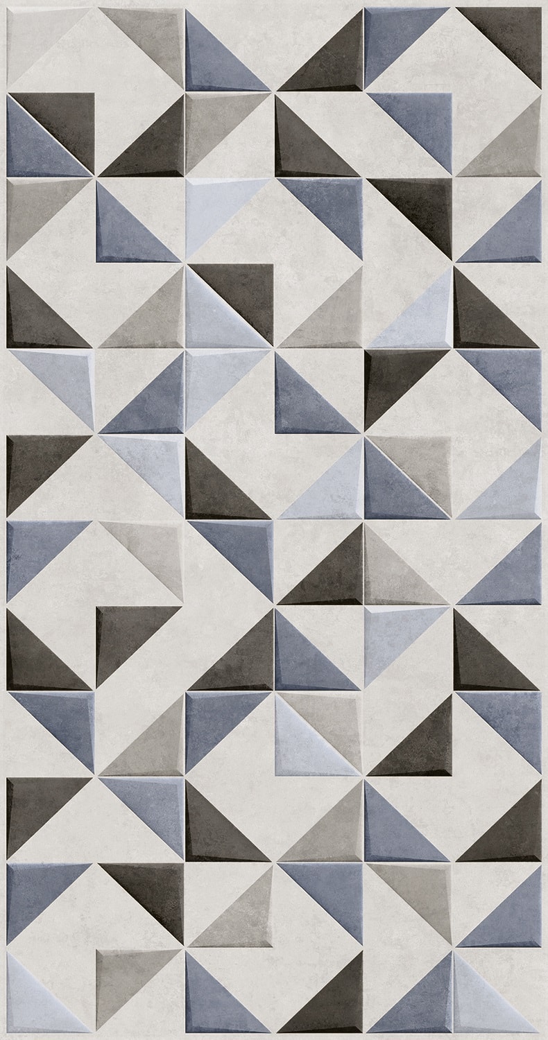 Revestimento Cerâmico Acetinado 63x120cm Caixa 2,25m² Lume Prisma Mix Plus Retificado