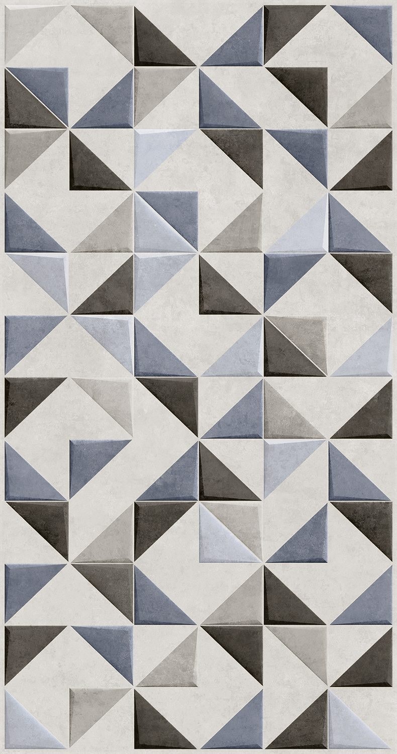 Revestimento Cerâmico Acetinado 63x120cm Caixa 2,25m² Lume Prisma Mix Plus Retificado