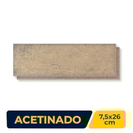 Revestimento Cerâmico Acetinado 7,5x26cm Caixa 1,05m² Aylla Bristol Mix Bold - 175015