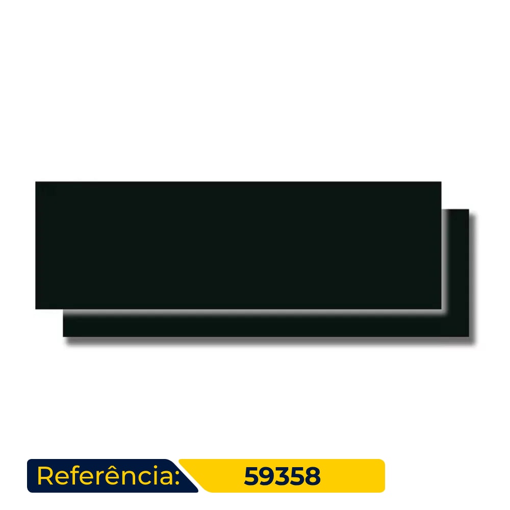 Revestimento Cerâmico Acetinado 8,2x25,9cm Caixa 0,53m² Portinari Decora BK Bold - 59358