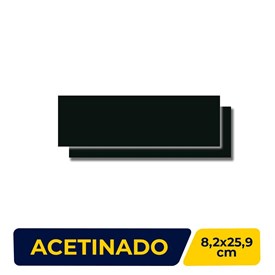 Revestimento Cerâmico Acetinado 8,2x25,9cm Caixa 0,53m² Portinari Decora BK Bold - 59358