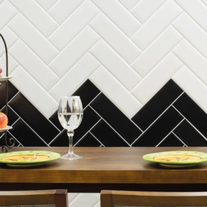 Revestimento Cerâmico Acetinado 8,2x25,9cm Caixa 0,53m² Portinari Decora Wh Bold - 59357