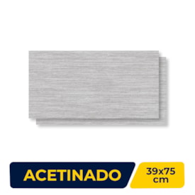 Revestimento Cerâmico Acetinado Incopisos 39x75cm Vienna Cement Retificado - 339022