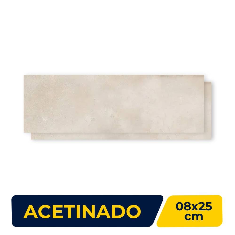Revestimento Cerâmico Brilhante 08x25cm Caixa 0,53m² Ceusa Cartela Ofw Lux - 5062702