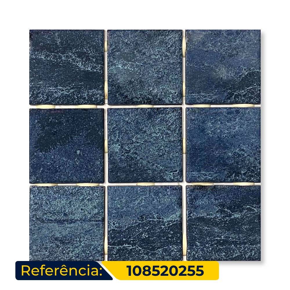Revestimento Cerâmico Brilhante 10x10cm Caixa 2,07m² Ceral Sancho Blue - 108520255