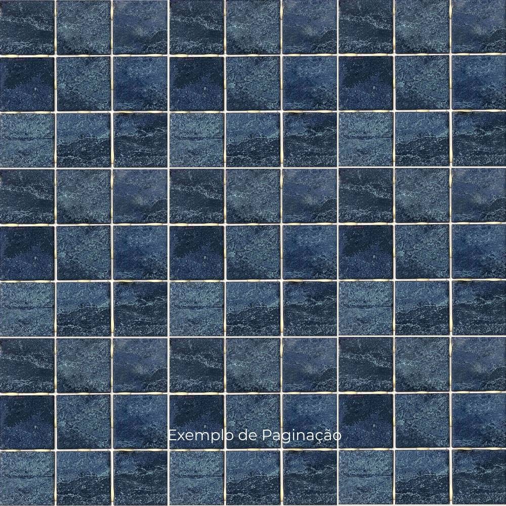 Revestimento Cerâmico Brilhante 10x10cm Caixa 2,07m² Ceral Sancho Blue - 108520255
