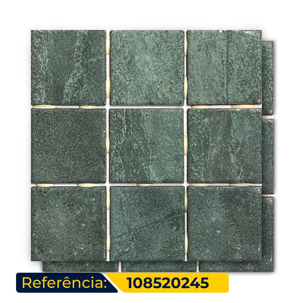 Revestimento Cerâmico Brilhante 10x10cm Caixa 2,07m² Ceral Sancho Green - 108520245