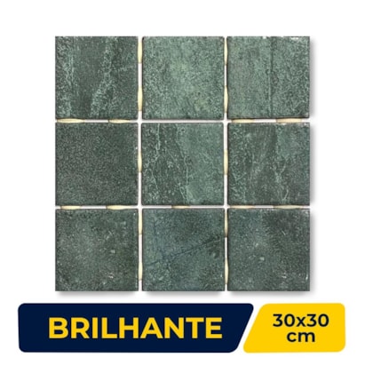 Revestimento Cerâmico Brilhante 10x10cm Caixa 2,07m² Ceral Sancho Green - 108520245