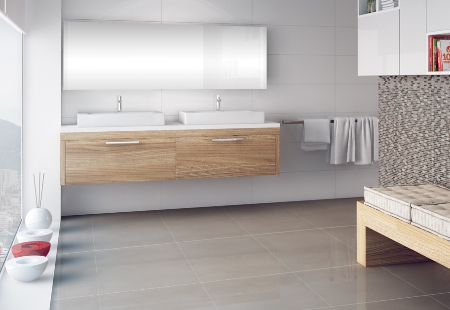 Revestimento Cerâmico Brilhante 29x58,4cm Caixa 2,04m² Portinari White Plain Lux Retificado - 55361