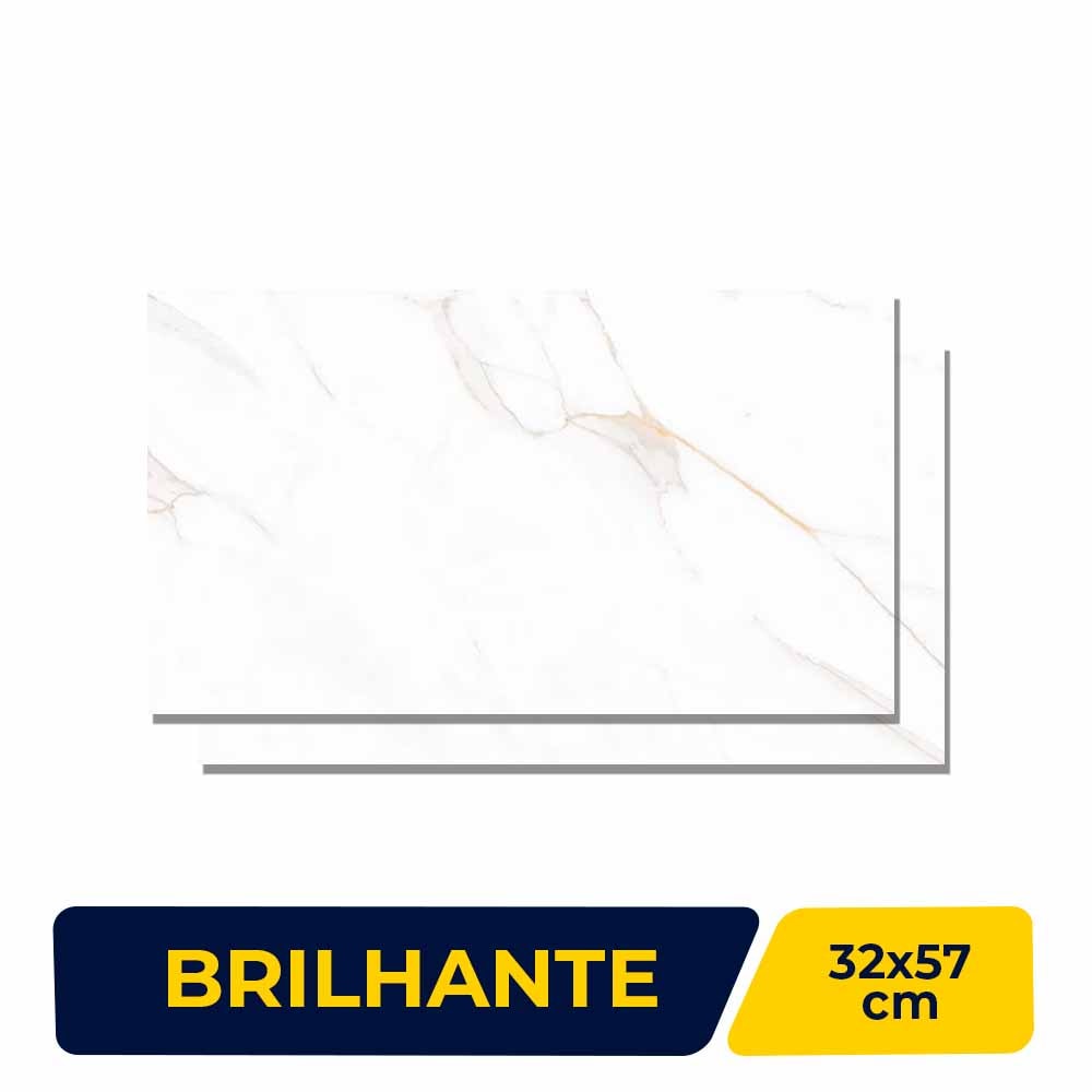Revestimento Cerâmico Brilhante 32x57cm Caixa 2,00m² Karina Canova - 37021