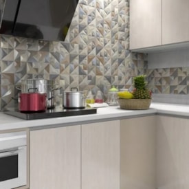 Revestimento Cerâmico Brilhante 32x57cm Caixa 2,00m² Karina Origami Mix Bold - 37114