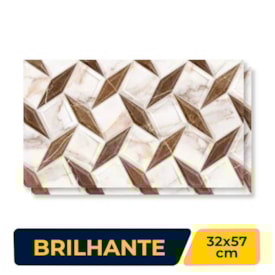 Revestimento Cerâmico Brilhante 32x57cm Caixa 2,00m² Karina Prisma - 37207