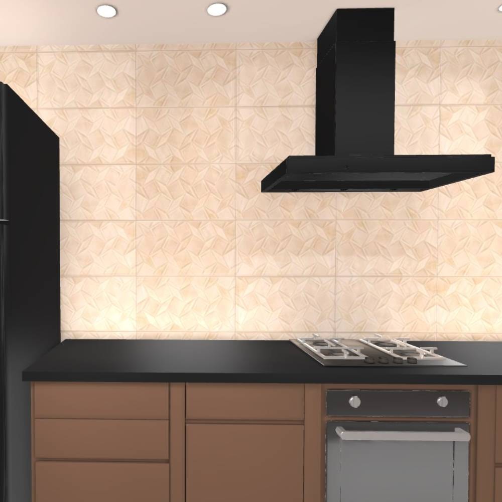 Revestimento Cerâmico Brilhante 32x57cm Caixa 2,00m² Karina Prisma Âmbar HD Bold - 37206