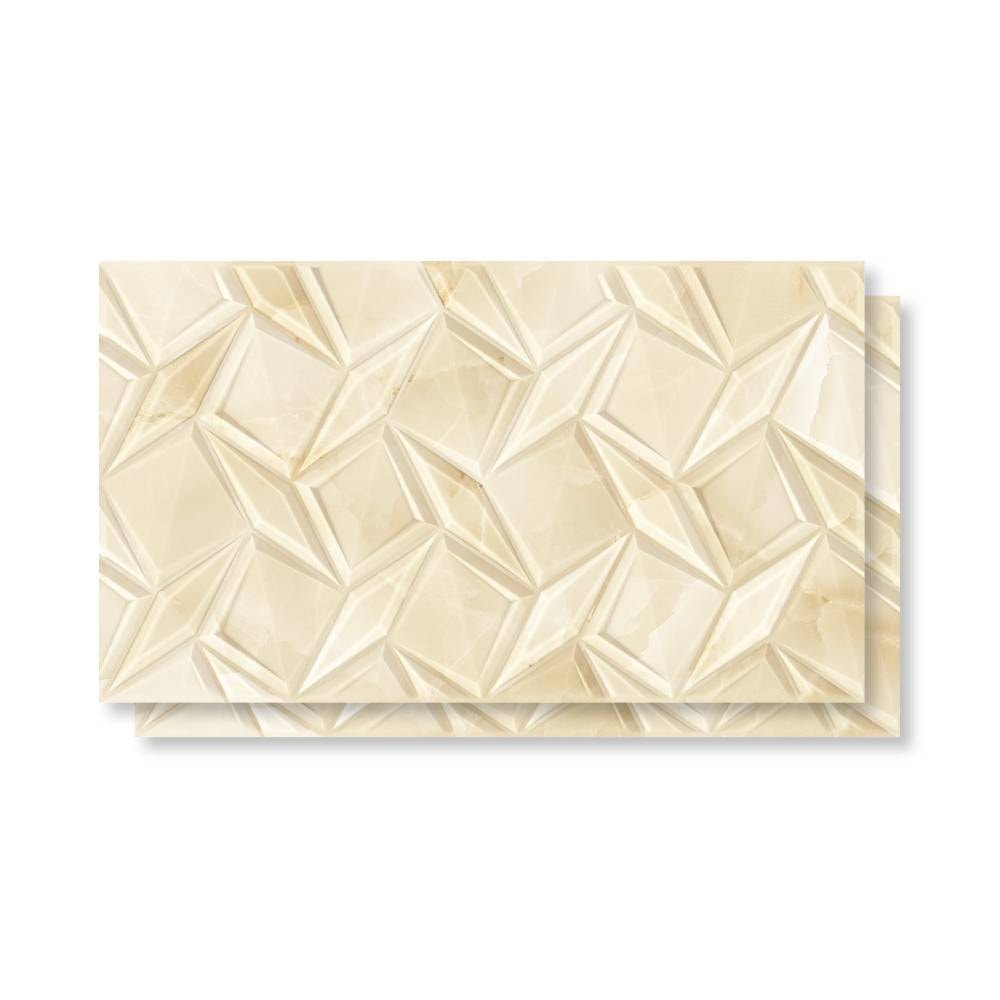 Revestimento Cerâmico Brilhante 32x57cm Caixa 2,00m² Karina Prisma Âmbar HD Bold - 37206