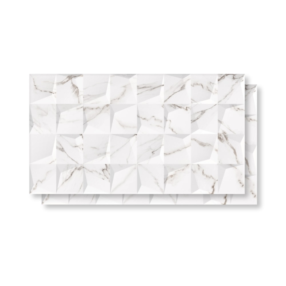 Revestimento Cerâmico Brilhante 33x59cm Caixa 2,30m² LEF Statuario - LF33508