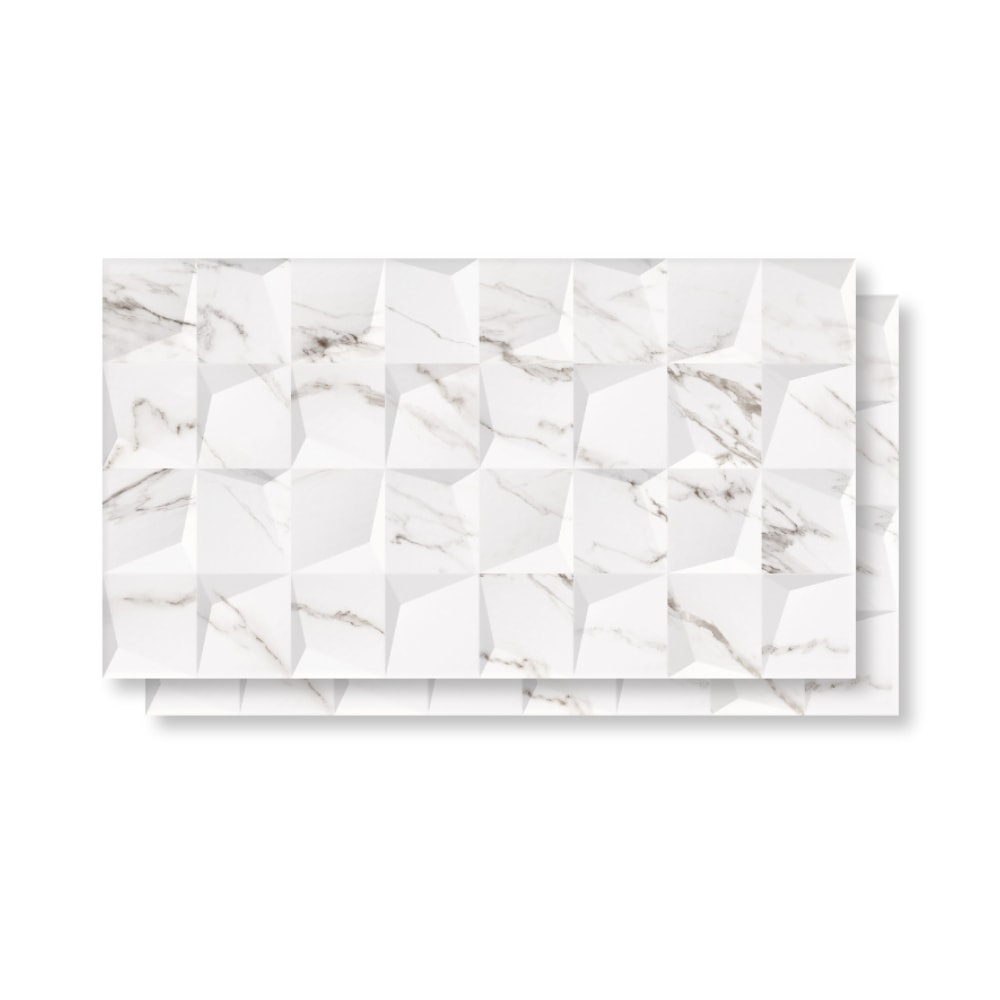 Revestimento Cerâmico Brilhante 33x59cm Caixa 2,30m² LEF Statuario - LF33508
