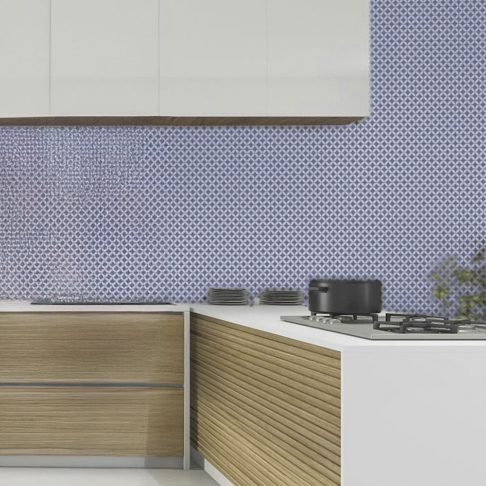 Revestimento Cerâmico Brilhante 33x60cm Caixa 2,34m² Embramaco Tokio Blue Retificado - 57505