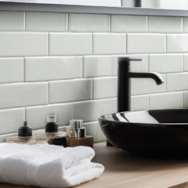 Revestimento Cerâmico Brilhante 7,5x25cm Caixa 1,01m² Ceral Color Branco - 108310415