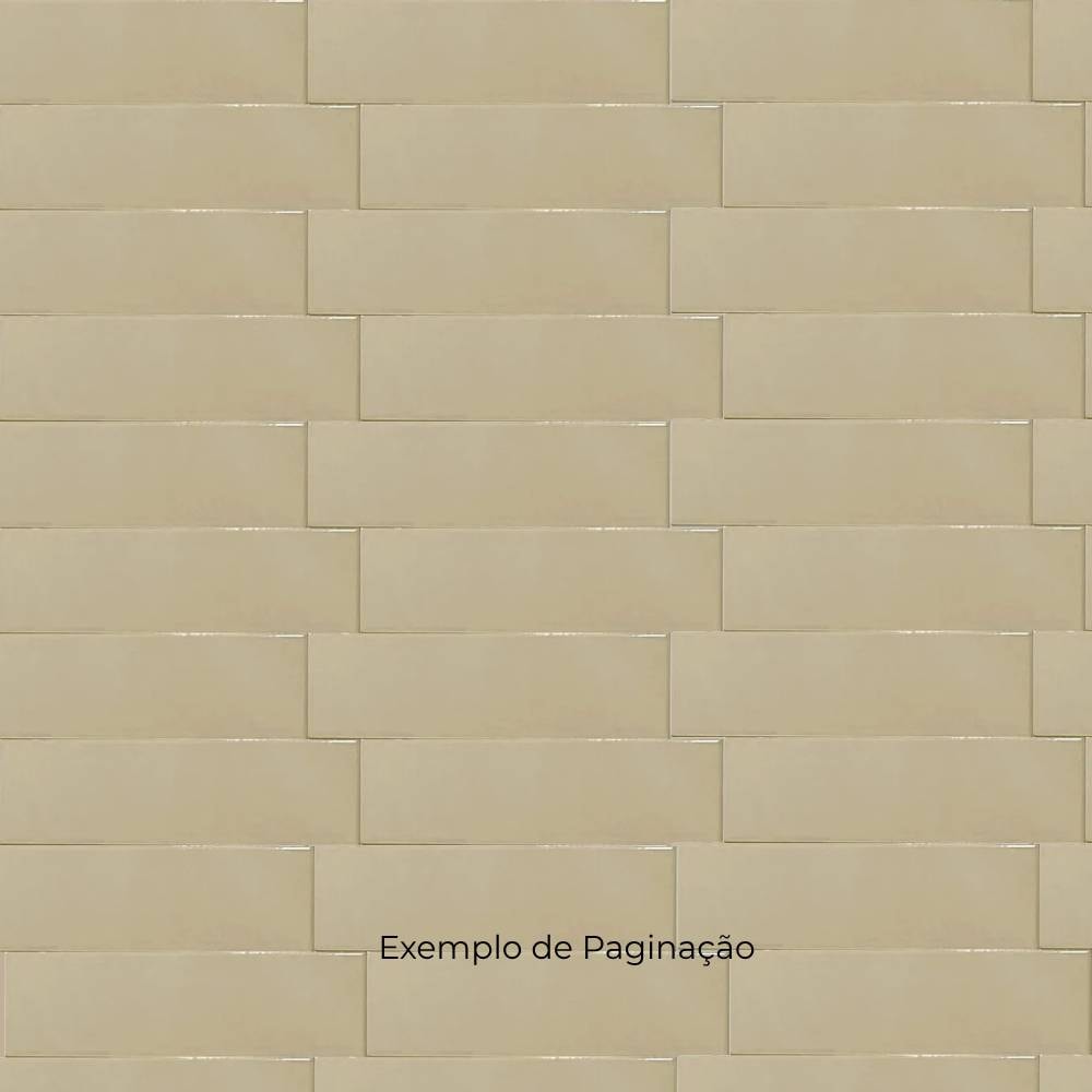 Revestimento Cerâmico Brilhante 7,5x25cm Caixa 1,01m² Ceral Color Nude - 108310365