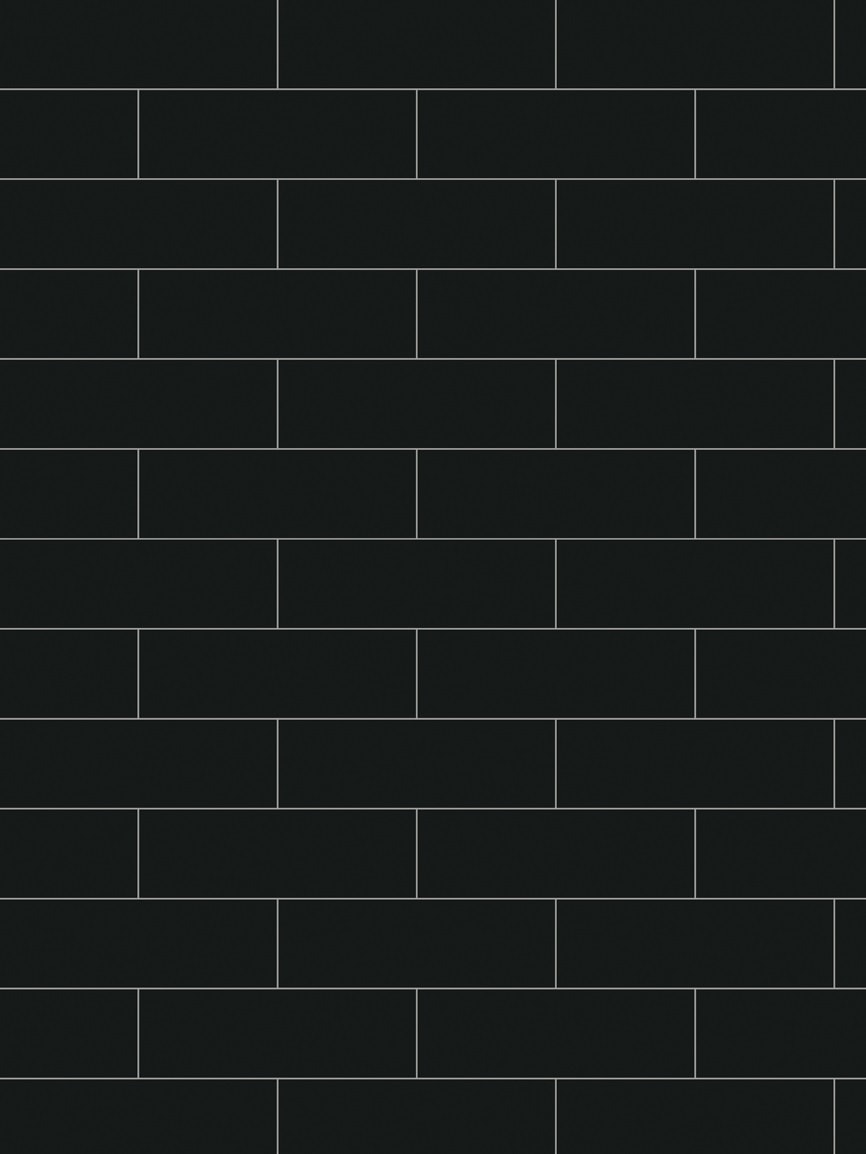 Revestimento Cerâmico Brilhante 8,2x25,9cm Caixa 0,53m² Portinari Decora Bk Lux Bold - 59352