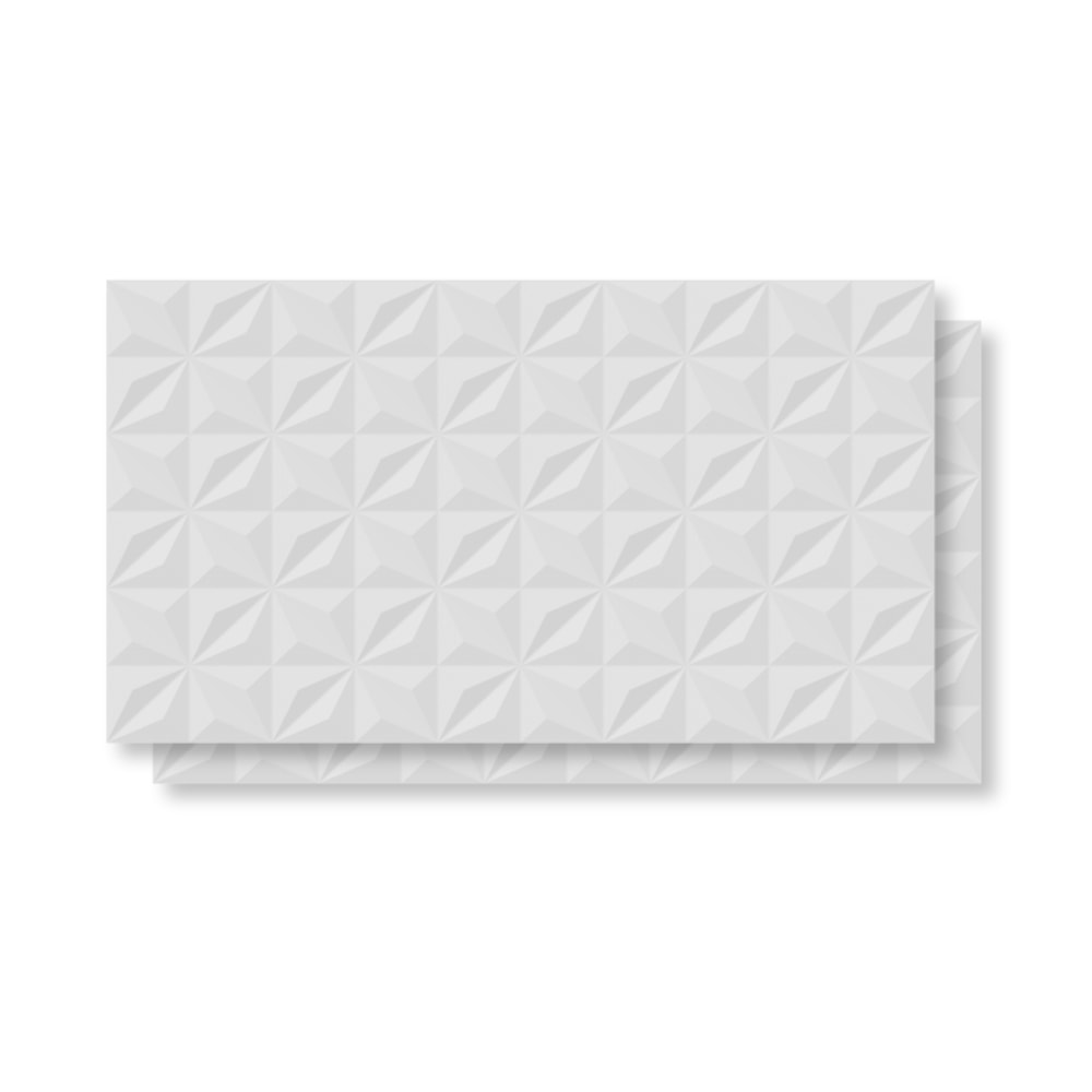 Revestimento Cerâmico Brilhante Incopisos 31x56cm Branco Retificado - 160137