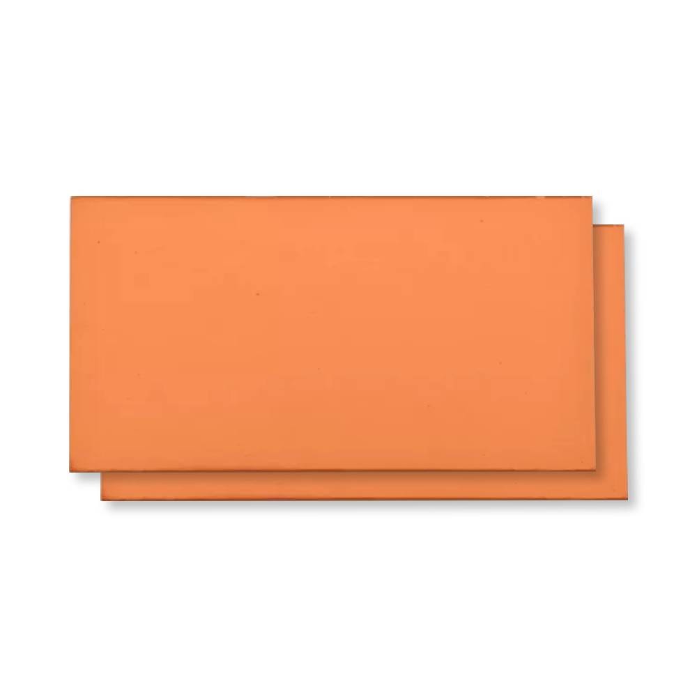 Revestimento Cerâmico Externo 11,5x24cm Caixa 1,10m² Nina Linea Scortese Rosso Liso - 124100009
