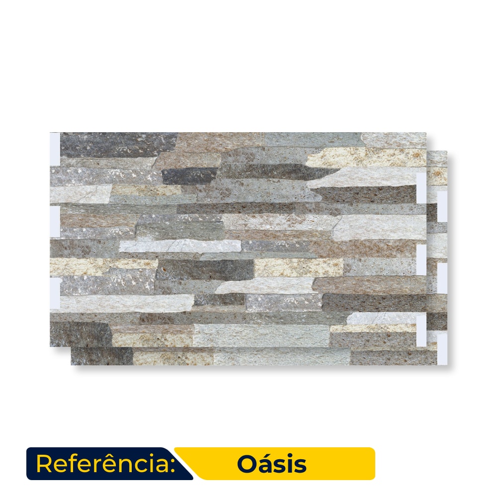 Revestimento Cerâmico Externo 31x54cm Caixa 1,51m² Savane Oásis Filito Retificado