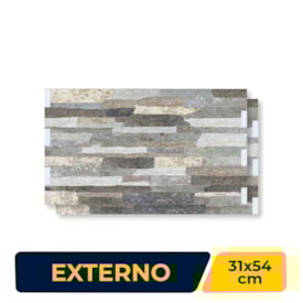 Revestimento Cerâmico Externo 31x54cm Caixa 1,51m² Savane Oásis Filito Retificado
