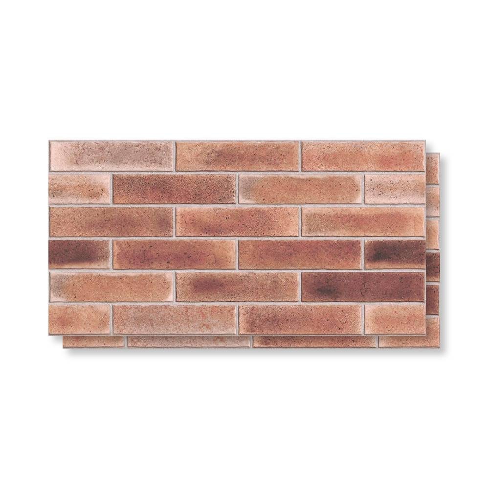 Revestimento Cerâmico Externo 39x75cm Caixa 2,06m² Incopisos Ladrillo Red Retificado - 539004