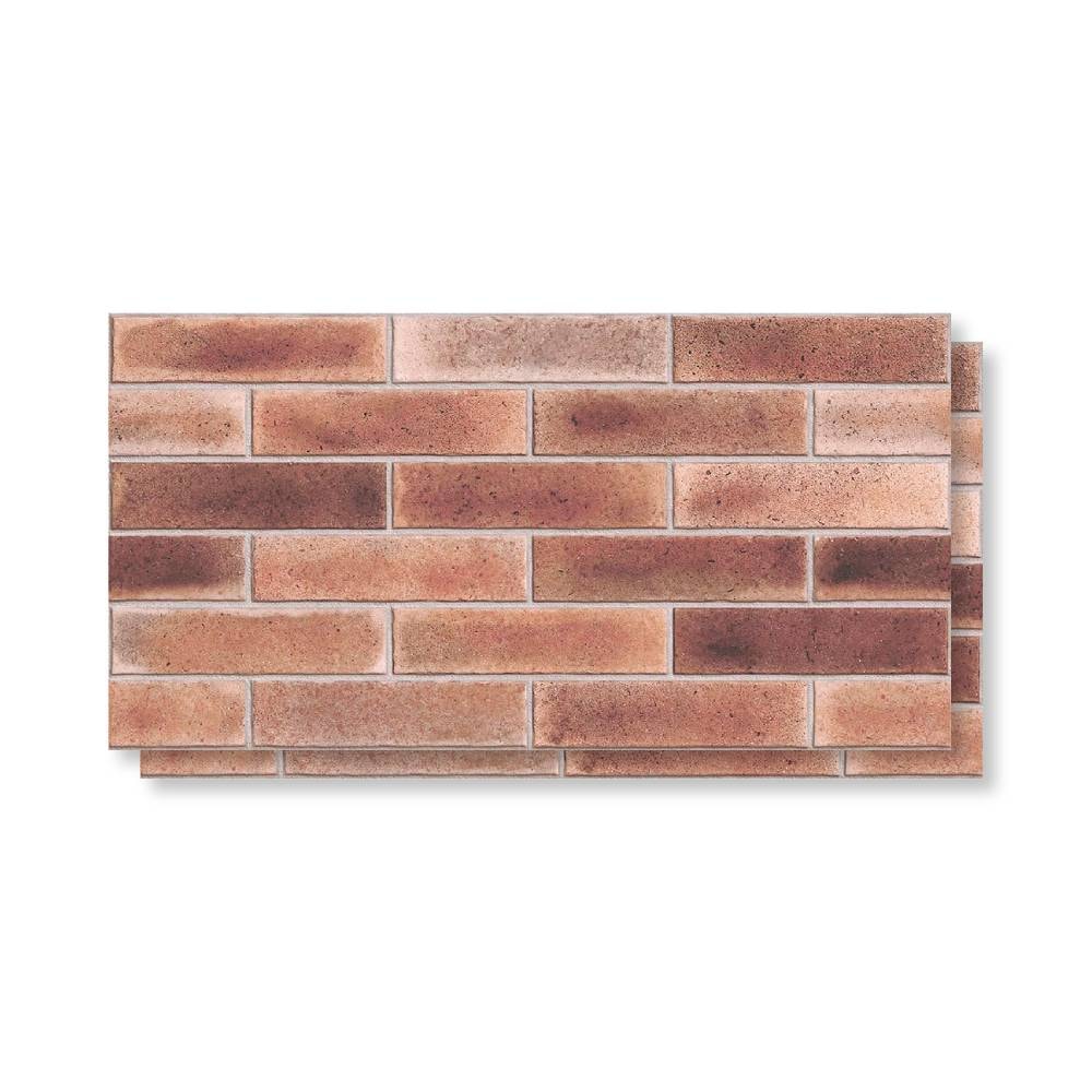 Revestimento Cerâmico Externo 39x75cm Caixa 2,06m² Incopisos Ladrillo Red Retificado - 539004