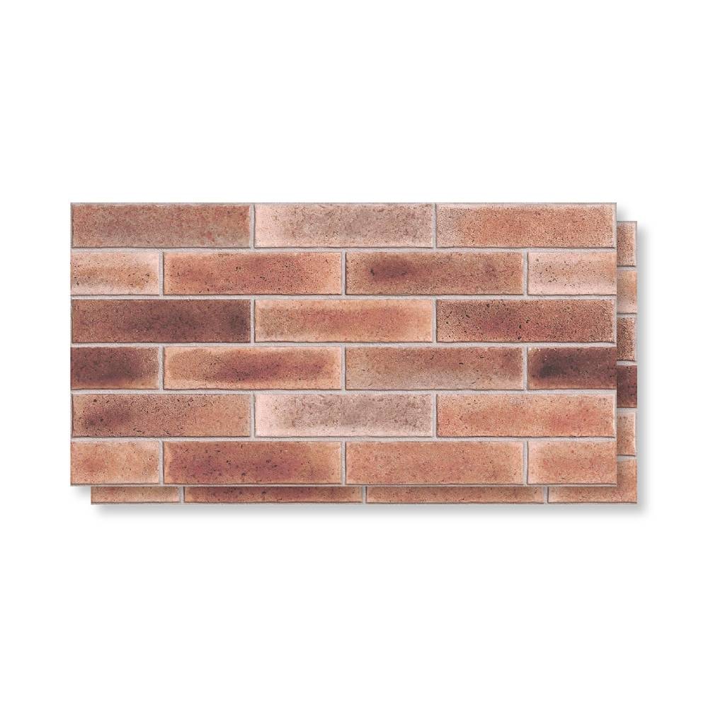 Revestimento Cerâmico Externo 39x75cm Caixa 2,06m² Incopisos Ladrillo Red Retificado - 539004