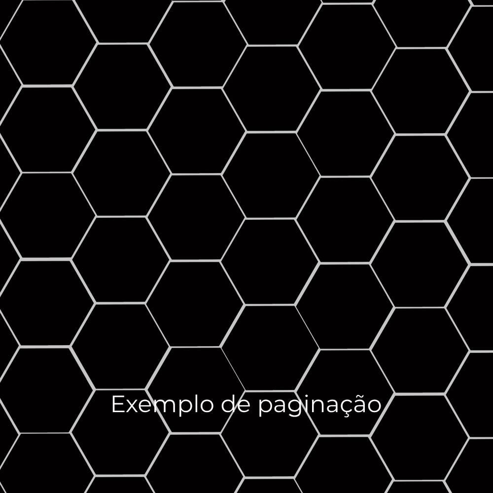 Revestimento Cerâmico Hexagonal 22,8x22,8cm Caixa 1,02m² Ceral Black - 108320105