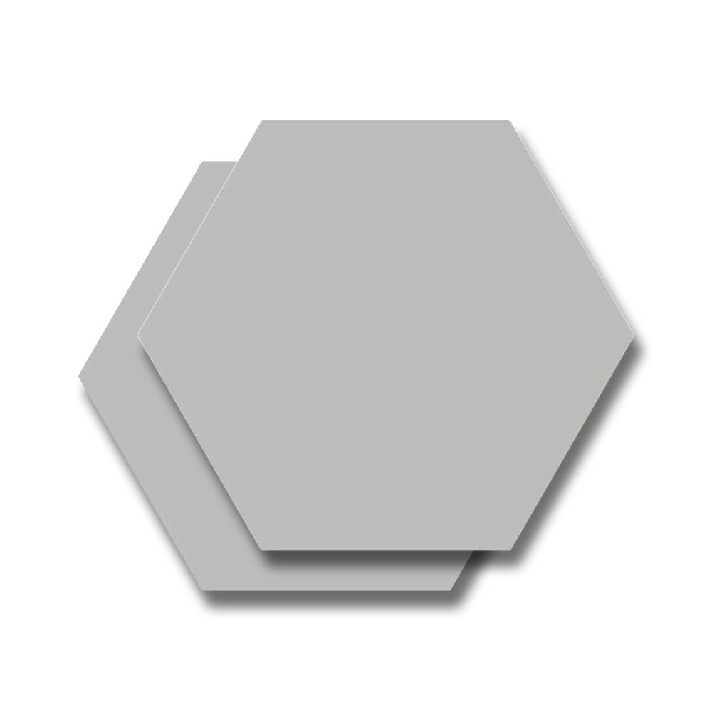 Revestimento Cerâmico Hexagonal 22,8x22,8cm Caixa 1,02m² Ceral Cinza - 108320095