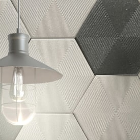 Revestimento Cerâmico Hexagonal 22,8x22,8cm Caixa 1,02m² Ceral Connect Black - 108320245