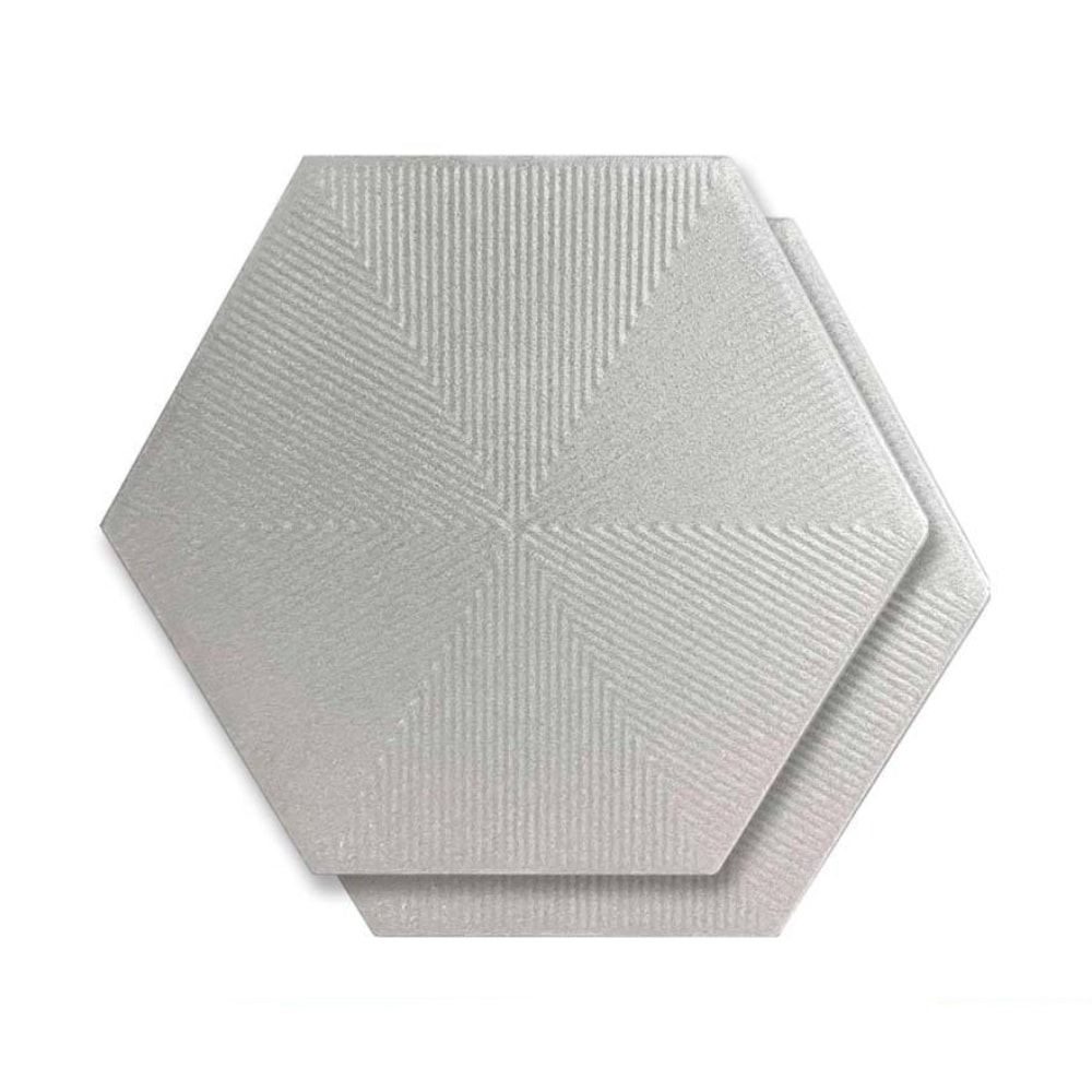 Revestimento Cerâmico Hexagonal 22,8x22,8cm Caixa 1,02m² Ceral Connect Soft Grey - 108320195