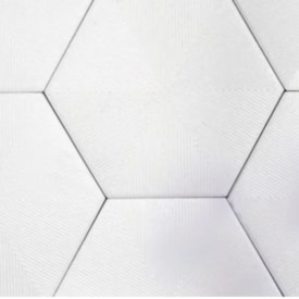 Revestimento Cerâmico Hexagonal 22,8x22,8cm Caixa 1,02m² Ceral Connect White - 108320185