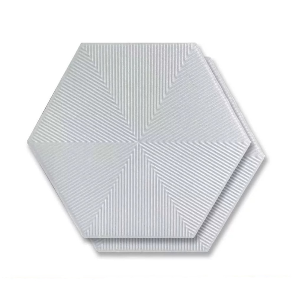 Revestimento Cerâmico Hexagonal 22,8x22,8cm Caixa 1,02m² Ceral Connect White - 108320185