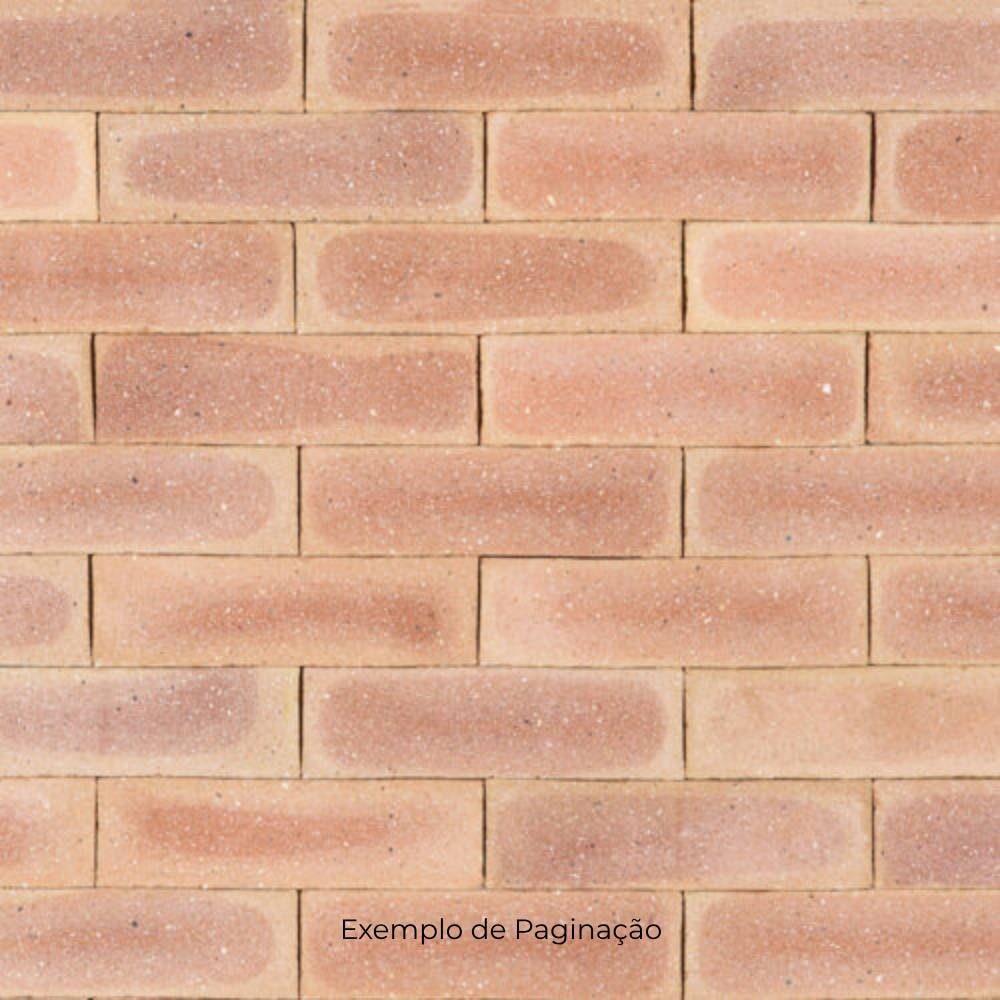 Revestimento Cerâmico Natural 24x07cm Caixa 1,00m² DeRosso Filete Inglês Fendi Claro - 8002.07/2005