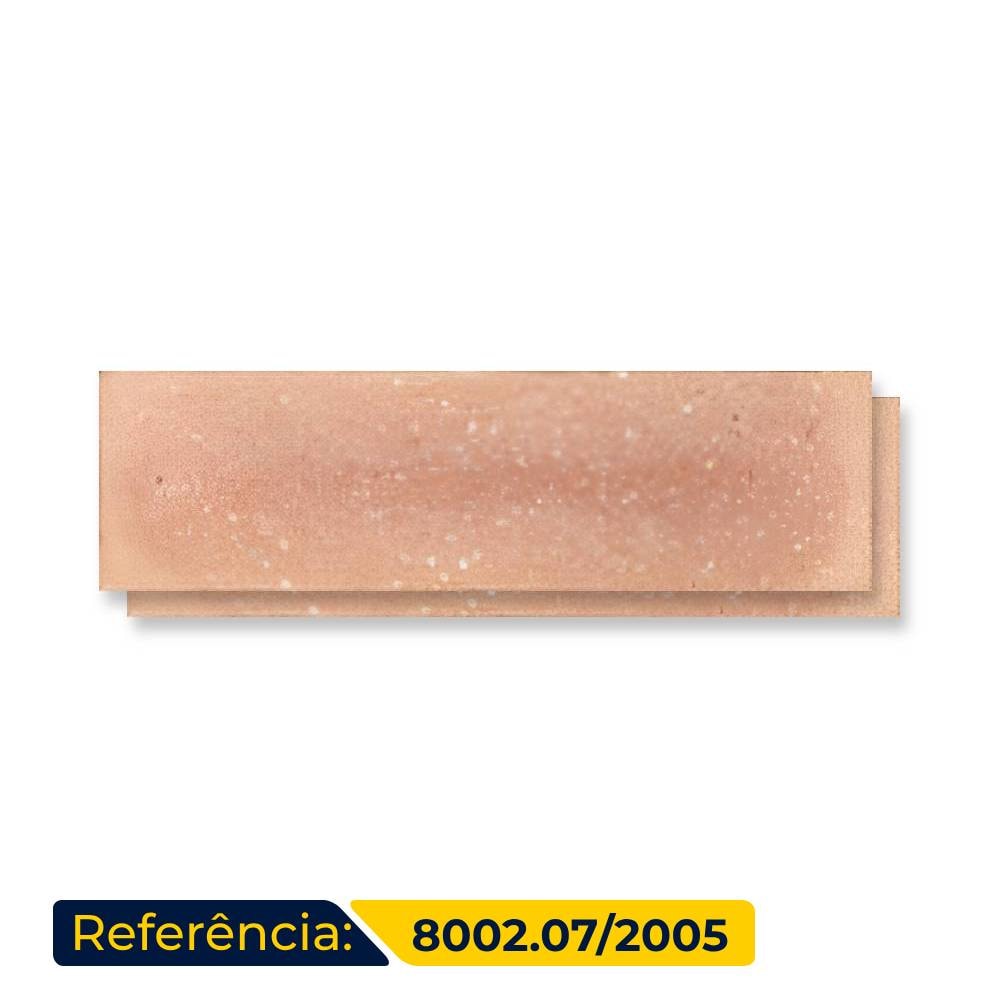 Revestimento Cerâmico Natural 24x07cm Caixa 1,00m² DeRosso Filete Inglês Fendi Claro - 8002072005