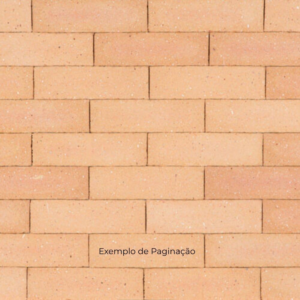 Revestimento Cerâmico Natural 24x07cm Caixa 1,00m² DeRosso Filete Inglês Nude - 8007.07/2004