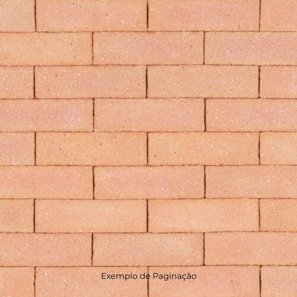 Revestimento Cerâmico Natural 24x07cm Caixa 1,00m² DeRosso Filete Inglês Rosado - 8006.07