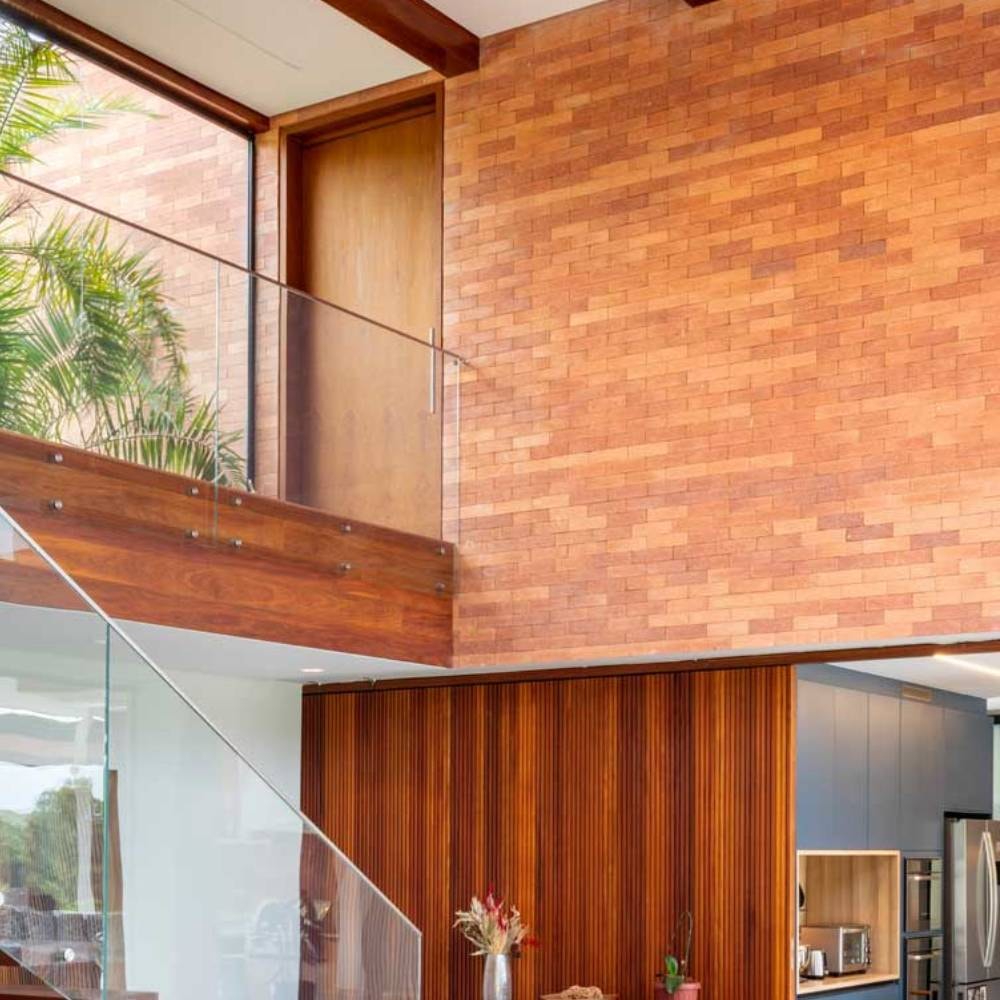 Revestimento Cerâmico Natural 24x07cm Caixa 1,00m² DeRosso Filete Inglês Vermelho Alaranjado - 8012.07/2115