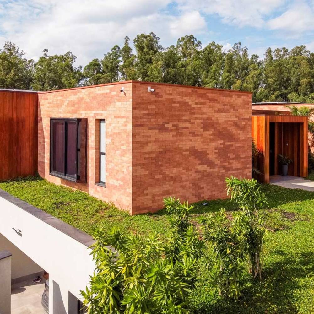 Revestimento Cerâmico Natural 24x07cm Caixa 1,00m² DeRosso Filete Inglês Vermelho Alaranjado - 8012072115