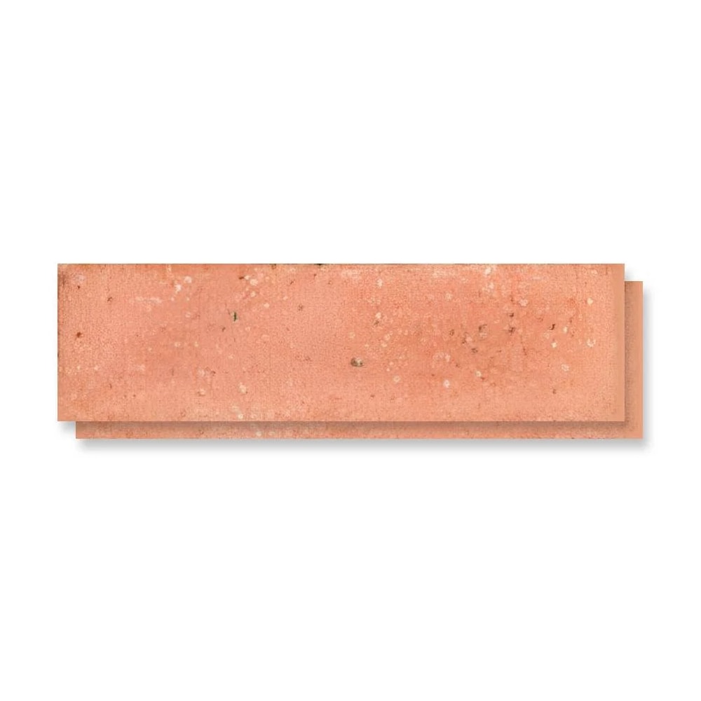 Revestimento Cerâmico Natural 24x07cm Caixa 1,00m² DeRosso Filete Inglês Vermelho Alaranjado - 8012072115