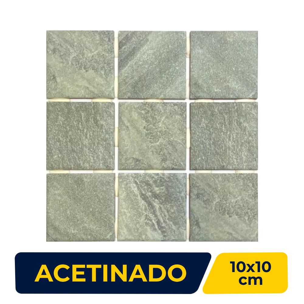 Revestimento Cerâmico Pastilha 10x10 Caixa 2,07m² Ceral Caribbean - 108520075