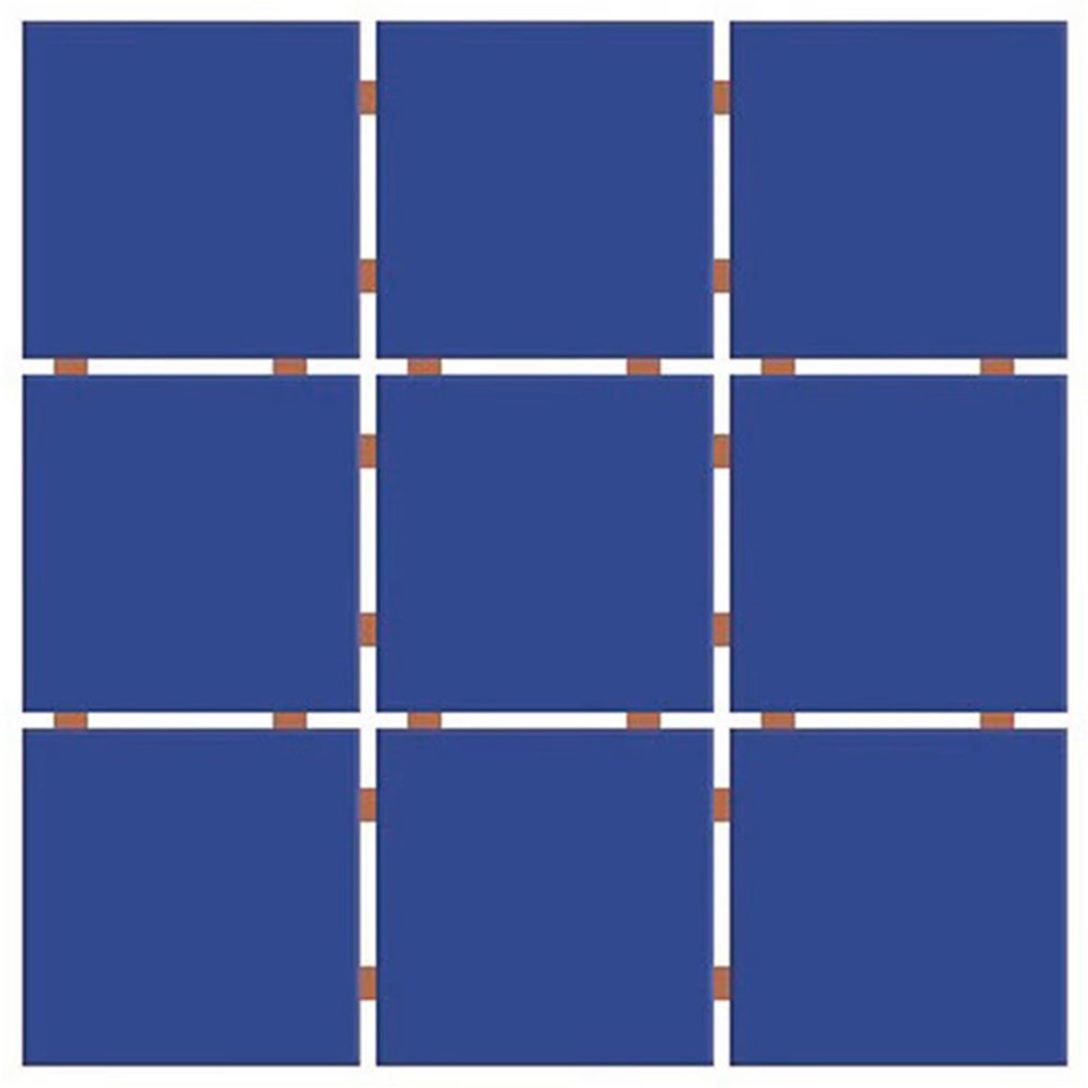 Revestimento Cerâmico Pastilha 10x10cm Caixa 2,07m² Ceral Azul Royal TLD